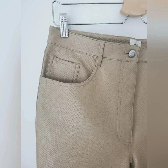 Wilfred  the Melina High-waisted Vegan Leather python pants - Picture 2 of 12